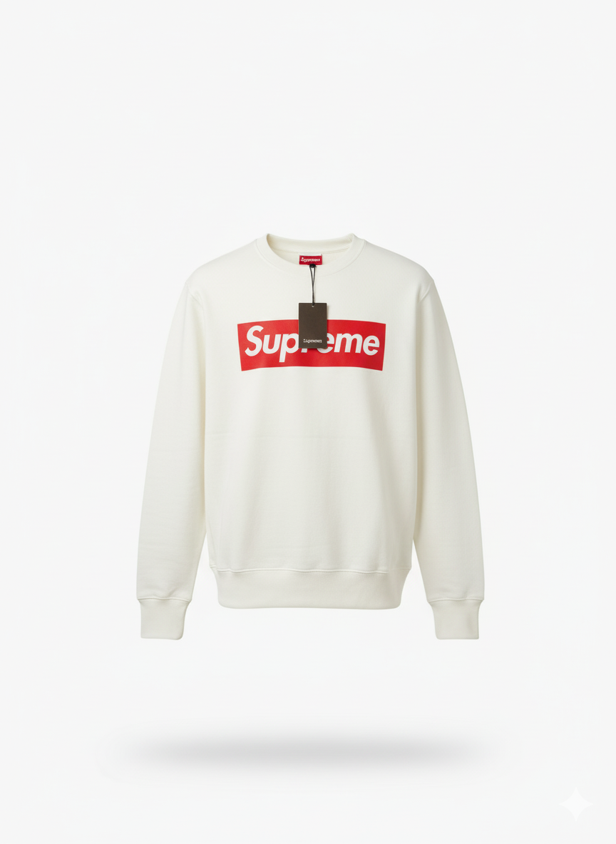 Supreme Men’s White Sweatshirt