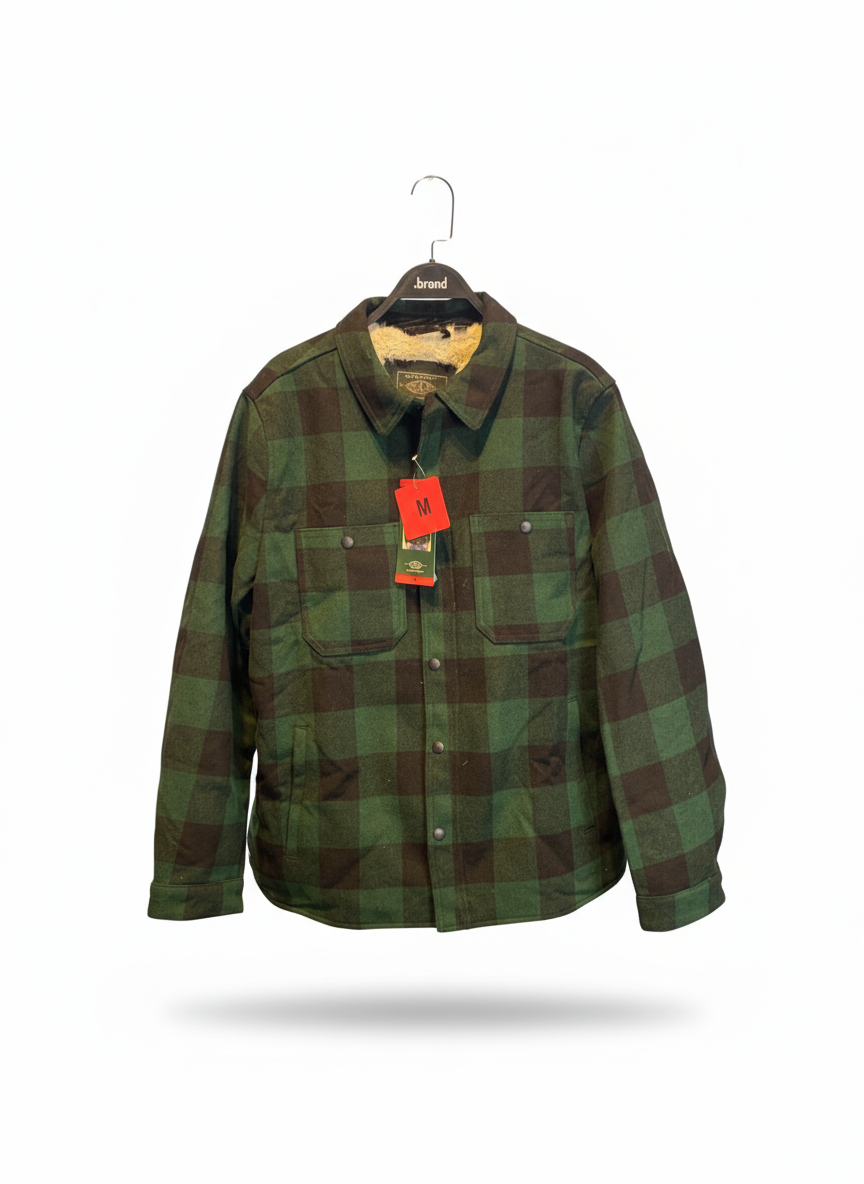 G.H. Bass. Green Checked Jacket