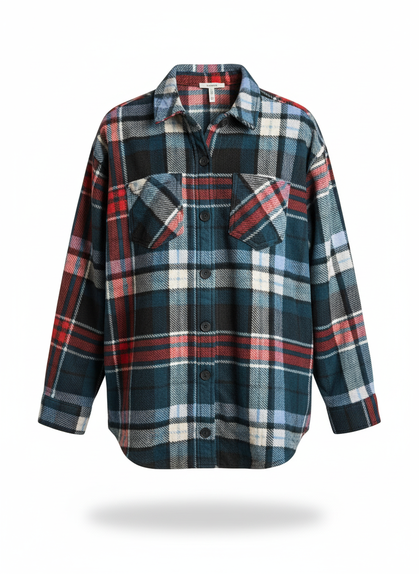 Maurices Checked Shirt - Multicolor