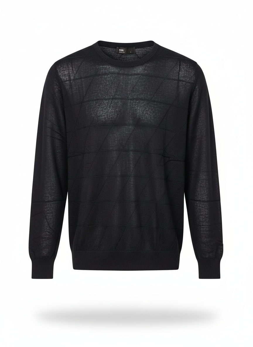 Polo Efor Navy Blue Knit Wear