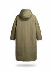 Oversized Hooded Puffer Zara Coat  – Khaki